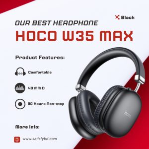 Hoco W35 Max Wireless Headphone-satisfybd