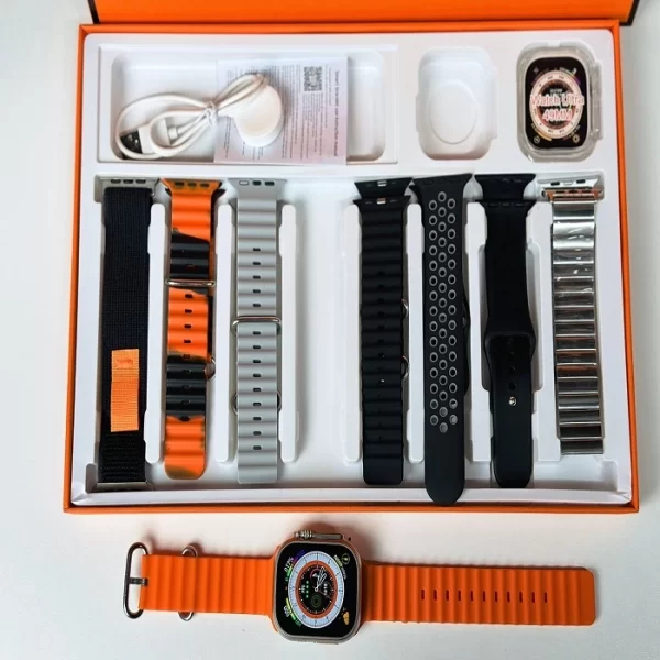 Y80 Ultra Smartwatch With 8 Strap